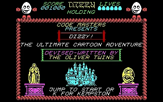 Dizzy – The Ultimate Cartoon Adventure – screenshot 1